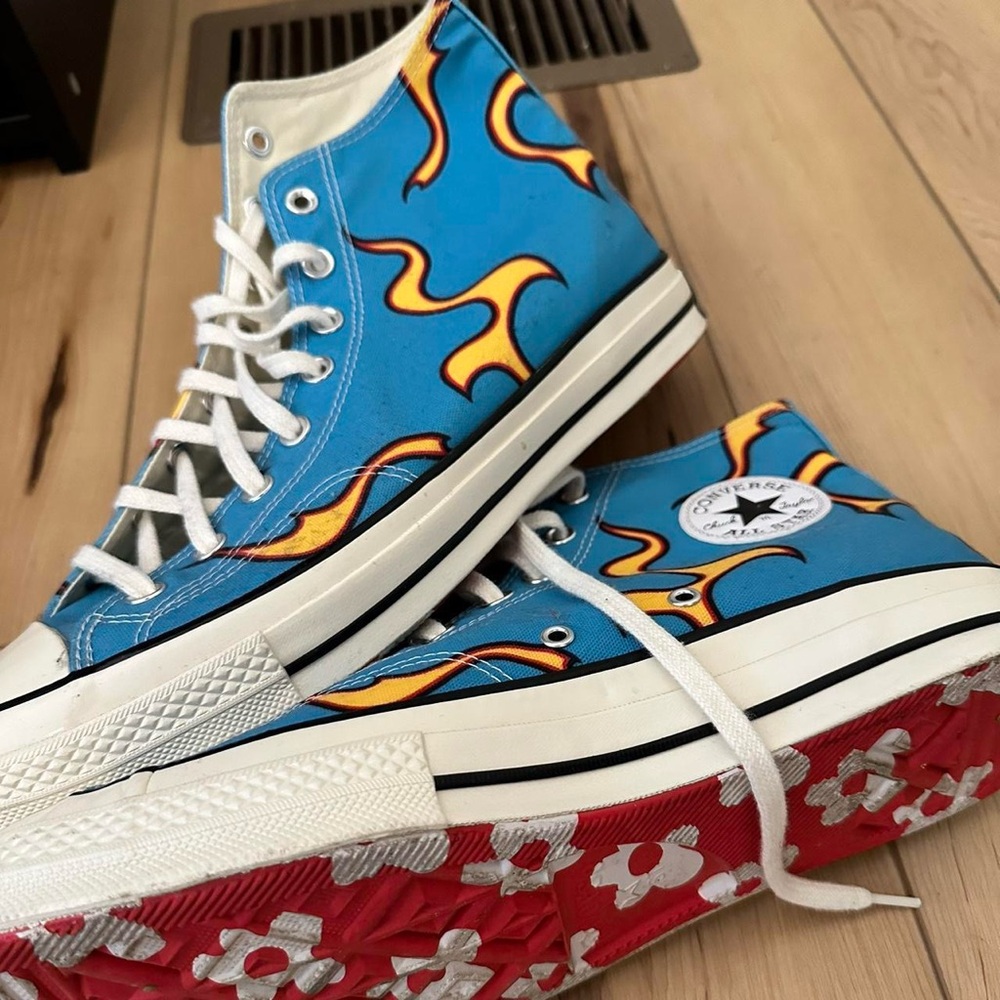 Golf Le Fleur Blue Flame Converse Sneakers